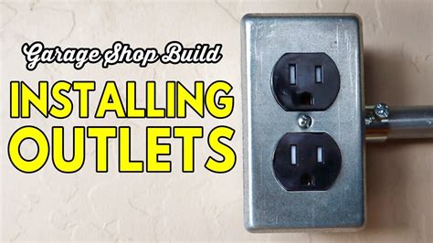 electrical box in garage|extra outlets for garages.